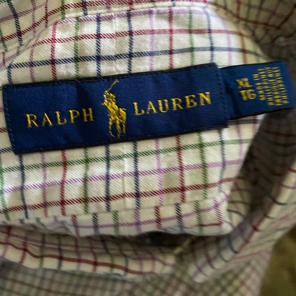 Ralph Lauren Multicolor Plaid Button Down Shirt - Picture 3 of 3